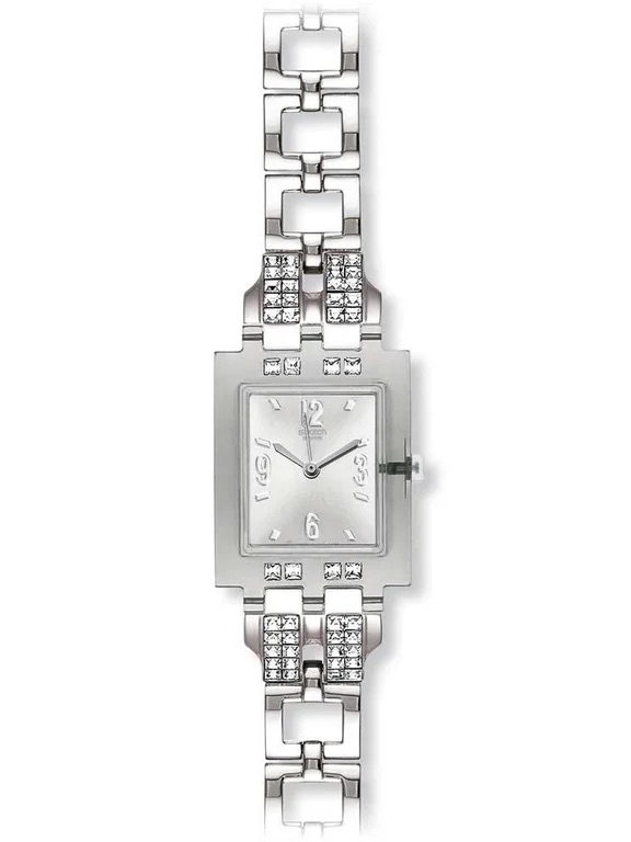 Swatch Ladies Be Found Silver Dial Bracelet Watch